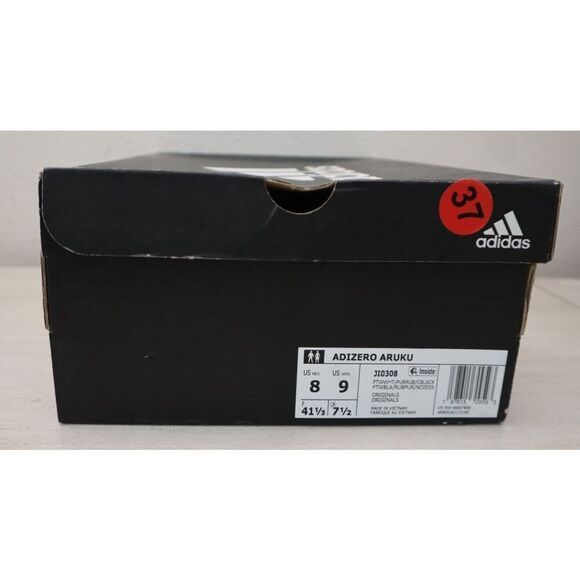 Adidas JI0308 Men's Sz 8 Women's Sz 9 White/Red Adizero Aruku Casual Shoes - Picture 12 of 12